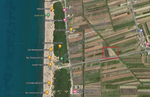 Land for sale near the coast in the area of Spille, in Durres.
It has a surface of 600m2 and a regu